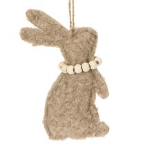 Artikel Hängande påskharedekoration, perfekt dekorativt tillbehör för fönsterdekoration, 14 cm, 8 stycken