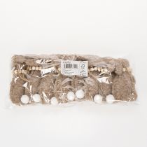 Artikel Hängande påskharedekoration, perfekt dekorativt tillbehör för fönsterdekoration, 14 cm, 8 stycken