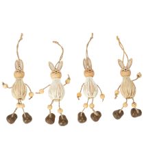 Artikel Påskharedekoration Hängande ornament för festlig påskdekoration 12 cm 4 delar