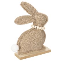 Artikel Påskharefigur vårdjursdekoration för vardagsrum och bord 18 cm 6 st