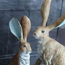 Artikel Dekorativ kaninfigur för snygga vår- och påskarrangemang, 43 cm