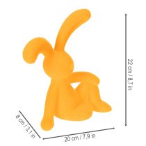Artikel Dekorativ påskhare av plast, perfekt som dekoration och presentidé, 20 cm, 2 stycken