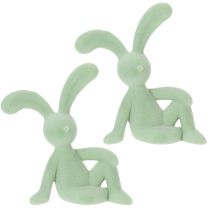 Artikel Dekorativ påskharefigur för snygg heminredning och påsk, 22 cm, 2 stycken