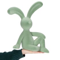 Artikel Dekorativ kaninfigur, söt figur för vårstämning i alla rum, 38 cm