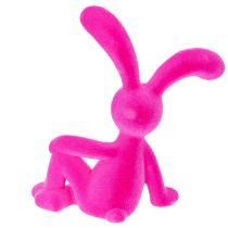 Artikel Dekorativ sittande kanin som vårdekoration för vardagsrum eller kontor, 22 cm, 2 stycken