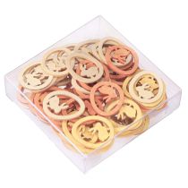 Artikel Kanin i ägg Påskdekoration för pyssel Spridningsdekoration Trä 4cm 72 st