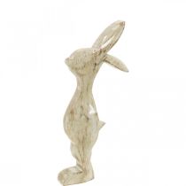 Träkanin, vår, påskdekoration, dekorativ kanin H25cm