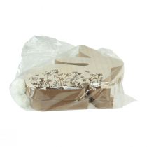 Artikel Bunny Wood Sittande Blommönster Naturlig Vit 24×24cm 2 st