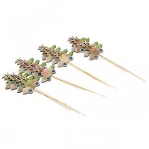 Artikel Dekorativ pluggkanin i bilen träpåskdekoration morot 9×7,5cm 16 st