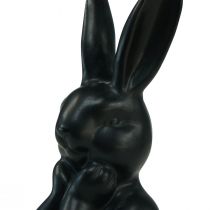 Artikel Kanintänkande kaninbyst svart 7×6×15cm