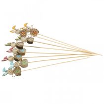 Artikel Påskhare trä, blomplugg påsk, kaninplugg 8 cm 8 st