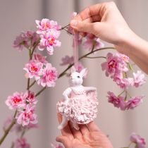 Artikel Ballerinakaninhängen, en höjdpunkt för påskgrenar eller julgranar, 12 cm, 2 stycken