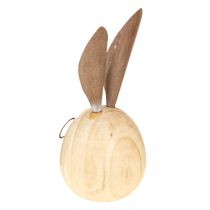 Artikel Äggformad kanindekorationsfigur med karaktär för vår- och säsongsdekoration, 14 cm, 3 stycken