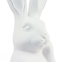 Artikel Kanin dekoration kanin vit konstgjord sten tänkande 18×12,5×30,5cm