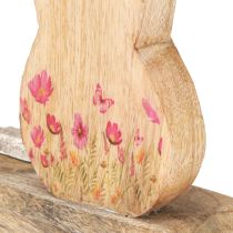 Artikel Kanin mamma med barn kanin dekoration natursilver 26,5cm