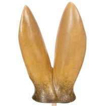 Artikel Trädgårdsstång med kaninöron, vårdjursfigur för trädgårds- och påskdekorationer, 29 cm, 4 delar