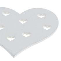 Artikel Heart Mix White 3,3 cm - 7 cm 54p