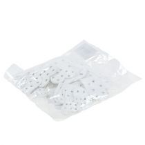 Artikel Heart Mix White 3,3 cm - 7 cm 54p