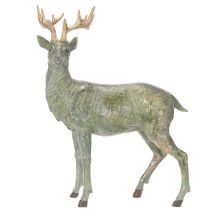Artikel Hjortfigur, dekorativ, stående, detaljerad, 43 cm