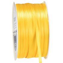 Artikel Högkvalitativt presentband gult satinband 3mm × 50m