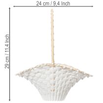 Artikel Korg för bröllopsblomsterflicka 24 cm x 17 cm