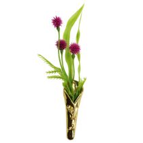 Artikel Bröllop märke med magnet guld 5cm