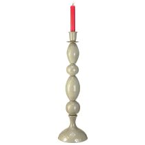 Artikel Hög ljusstake i gråguld, metall, 51 cm