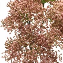 Artikel Fläder konstgjord rosa blomgren 52cm 4st