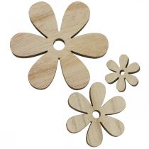 Artikel Träblommor spridda dekoration blommor trä Ø2,5–6,5cm 29 st