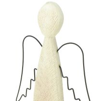 Artikel Träängel naturlig skyddsängel träfigur modern H27,5 cm