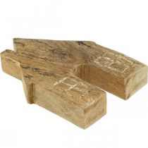 Artikel Trähusdekoration Julhus trähusdekoration trästativ H15cm