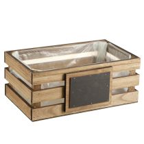 Artikel Trälåda med kartonglåda växtlåda 40/35/30/25cm set om 4