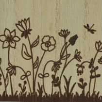 Artikel Träask pennhållare skrivbordsarrangör natur 14×8×12cm