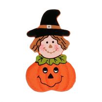 Träpumpa som sticker 3,5 cm orange 18st