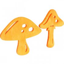 Artikel Spridda dekorationssvampar, höstdekoration, tursvampar för att dekorera orange, gul, grön, rosa H3,5/4cm B4/3cm 72 st.