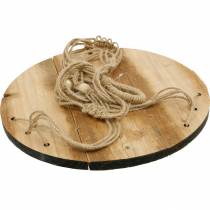 Artikel Växtgunga, blombricka på ett rep, hängande korg med makrame Ø34cm L84cm