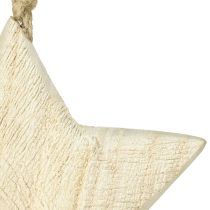 Artikel Trästjärna naturlig juldekoration trä Ø13,5 cm