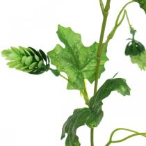 Humlegirlang, trädgårdsdekoration, konstgjord växt, sommar 185cm grön