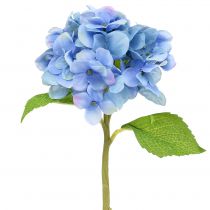 Hortensia blå konstgjord blomma 36cm