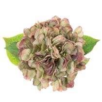 Artikel Konstgjord hortensia dekorationsblomma med stjälk, 46 cm