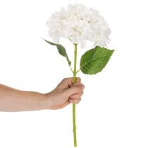 Artikel Konstgjord hortensia med lång stjälk för dekoration, 48 cm