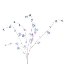 Artikel Konstgjord, delikat blommande gren med skimrande blommor, 98 cm