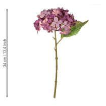 Artikel Konstgjorda hortensior Lila konstgjorda blommor hortensia 34cm 2st