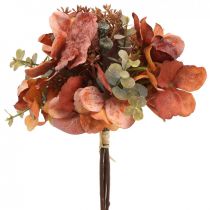 Hortensia bukett konstgjorda blommor bordsdekoration 23cm