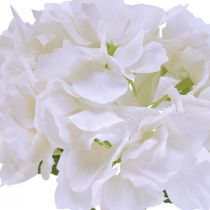 Artikel Hortensior Konstgjorda Vita Konstgjorda Blommor Real Touch Blommor 33cm