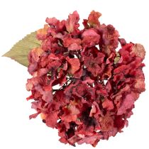 Artikel Konstgjord hortensiablommande gren, stor blomma, 74 cm