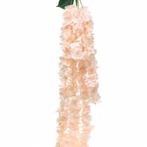 Dekorativ blomkrans konstgjord aprikos 135 cm 5-sträng