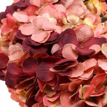 Hortensia krans Bourgogne Ø44cm