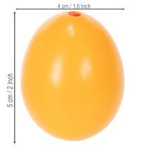 Artikel Påskägg, riktiga hönsägg, perfekta för kreativt gör-det-själv-pyssel och påskpyssel, 5 cm, 10 stycken