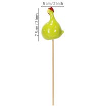 Artikel Dekorativa kycklingpinnar för vårblomsterarrangemang och bordsdekorationer, 7,5 cm, 4 stycken